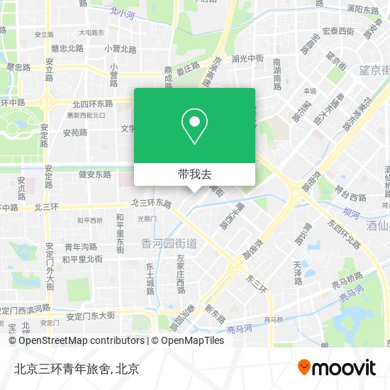 北京三环青年旅舍地图