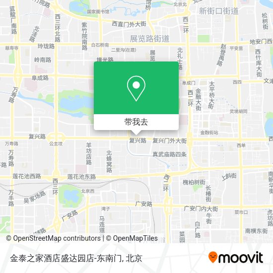 金泰之家酒店盛达园店-东南门地图