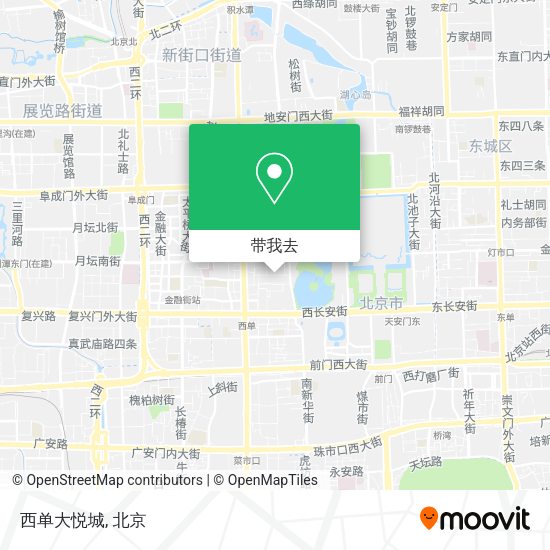 西单大悦城地图