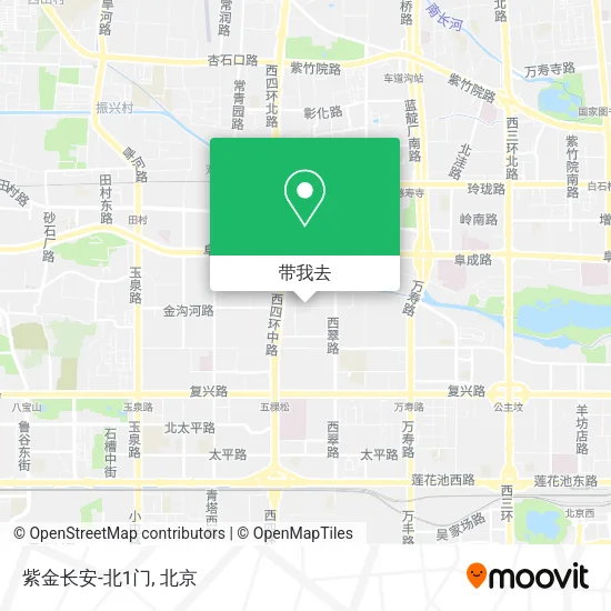 紫金长安-北1门地图