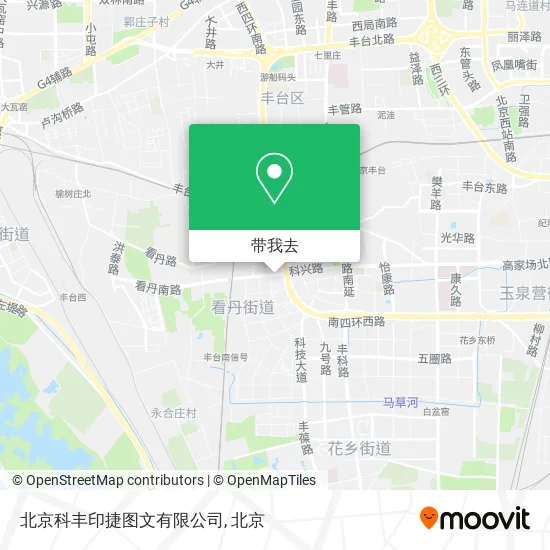 北京科丰印捷图文有限公司地图