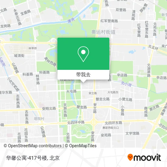 华馨公寓-417号楼地图