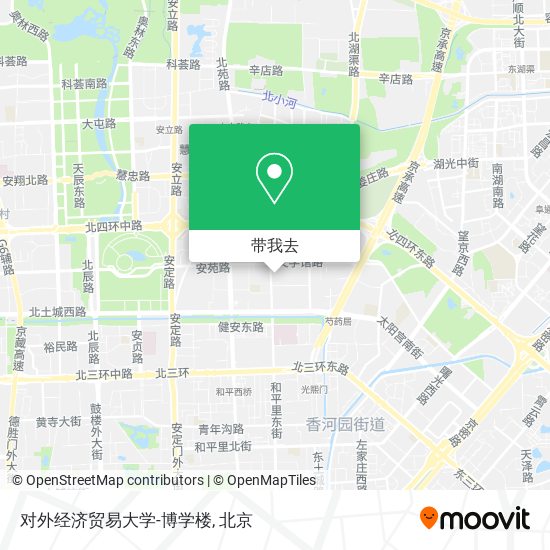 对外经济贸易大学-博学楼地图