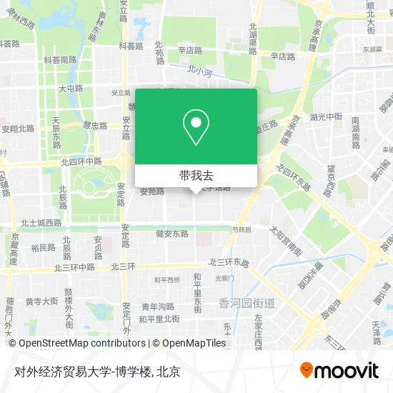 对外经济贸易大学-博学楼地图