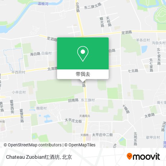 Chateau Zuobian红酒坊地图