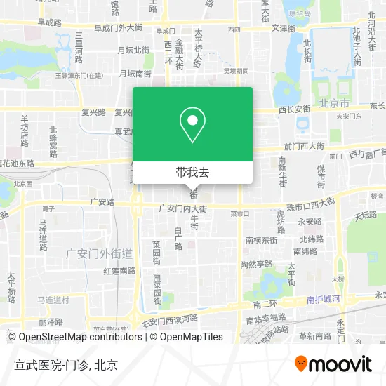 宣武医院-门诊地图