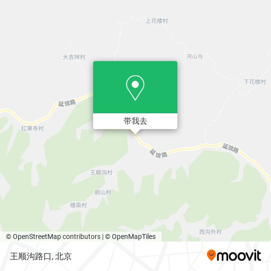 王顺沟路口地图