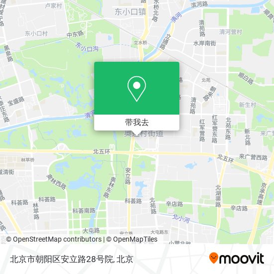 北京市朝阳区安立路28号院地图