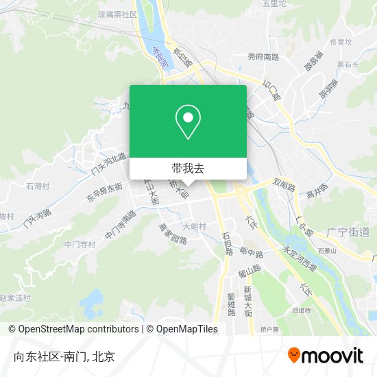 向东社区-南门地图