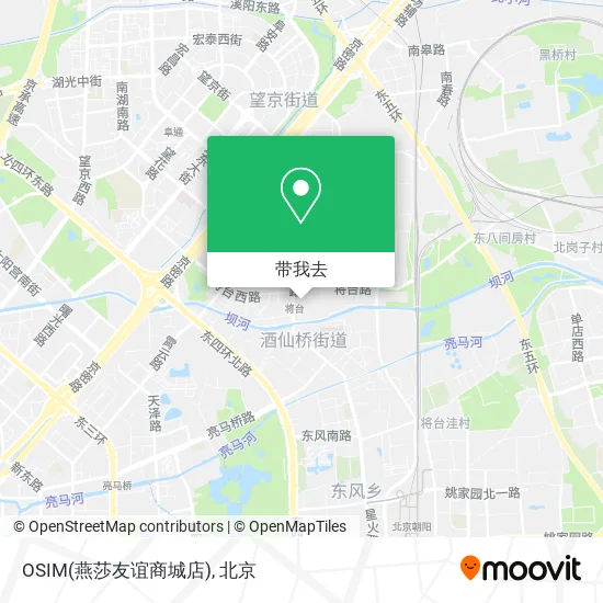 OSIM(燕莎友谊商城店)地图