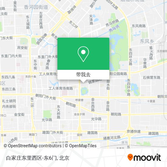 白家庄东里西区-东6门地图