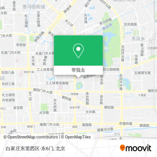 白家庄东里西区-东6门地图