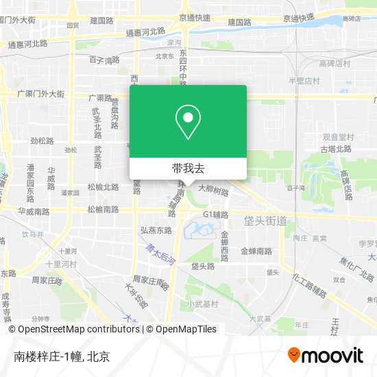 南楼梓庄-1幢地图
