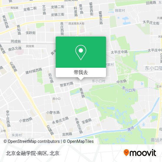 北京金融学院-南区地图