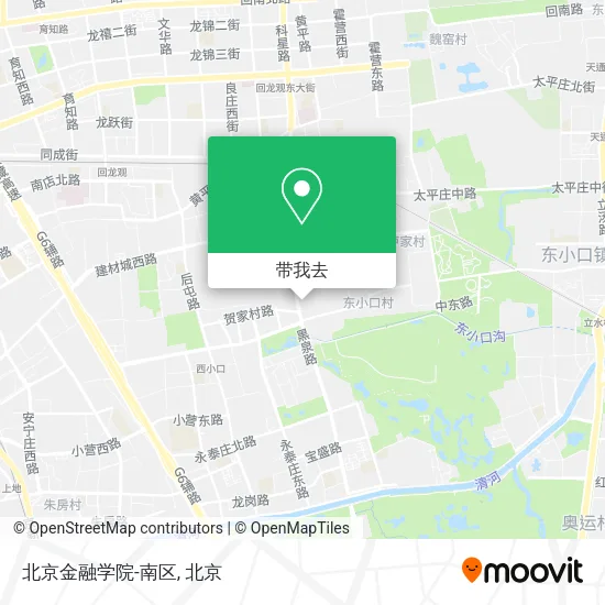 北京金融学院-南区地图