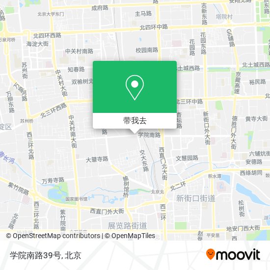 学院南路39号地图