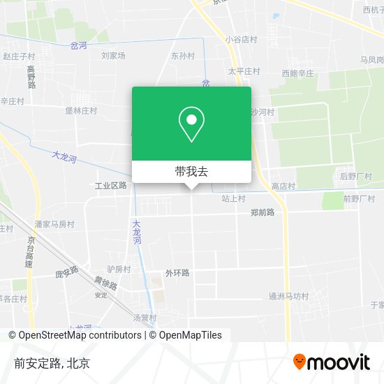 前安定路地图