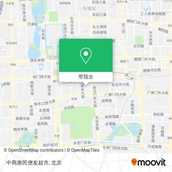中商惠民便友超市地图
