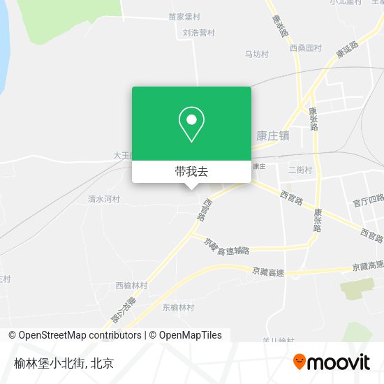 榆林堡小北街地图