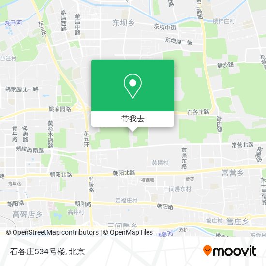 石各庄534号楼地图