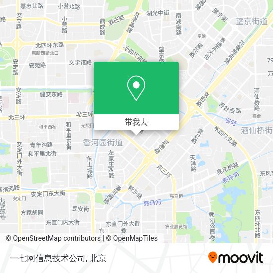 一七网信息技术公司地图