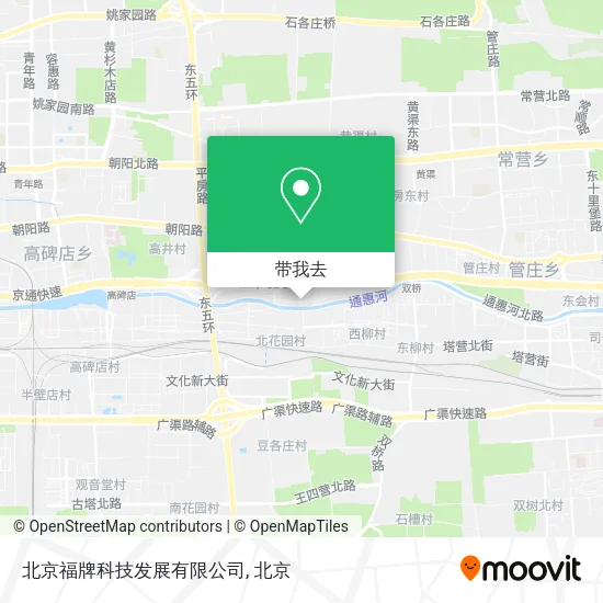 北京福牌科技发展有限公司地图