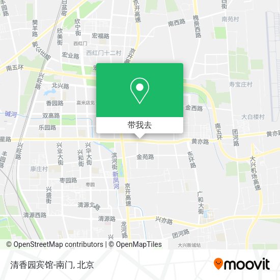 清香园宾馆-南门地图