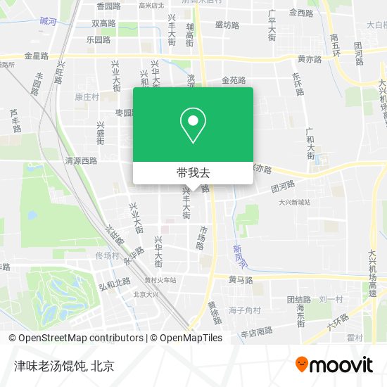 津味老汤馄饨地图