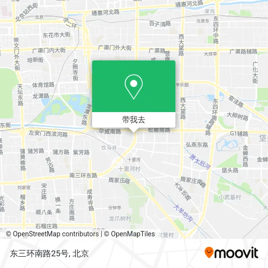 东三环南路25号地图
