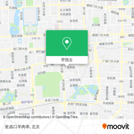 瓷器口羊肉串地图