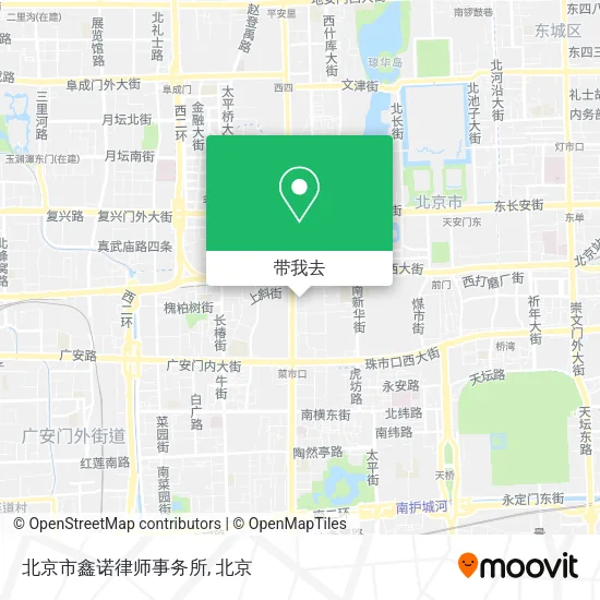 北京市鑫诺律师事务所地图