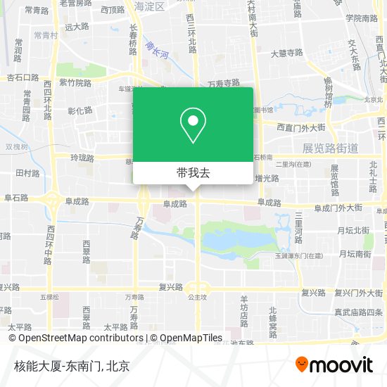 核能大厦-东南门地图