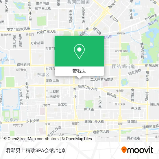 君邸男士精致SPA会馆地图
