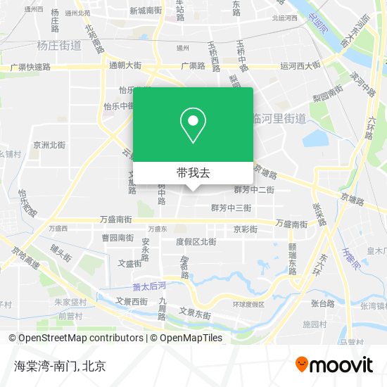 海棠湾-南门地图
