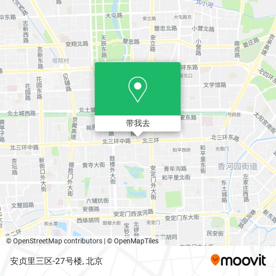 安贞里三区-27号楼地图