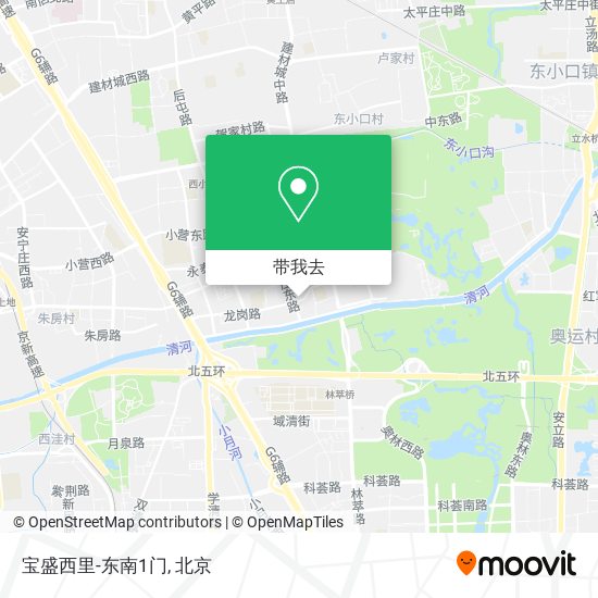 宝盛西里-东南1门地图