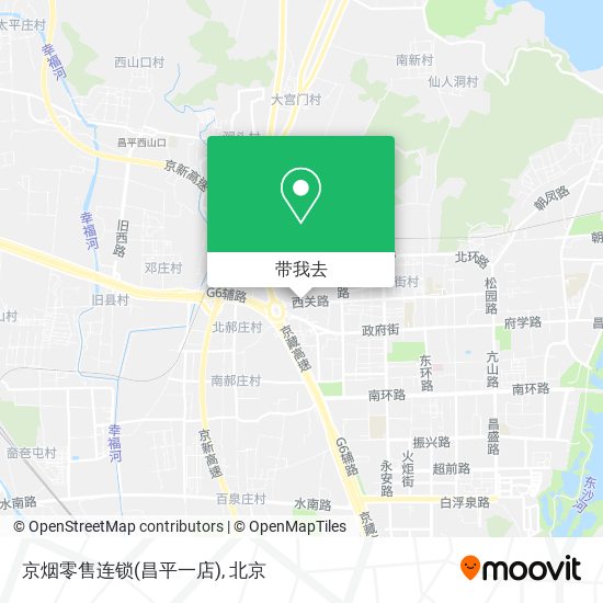 京烟零售连锁(昌平一店)地图