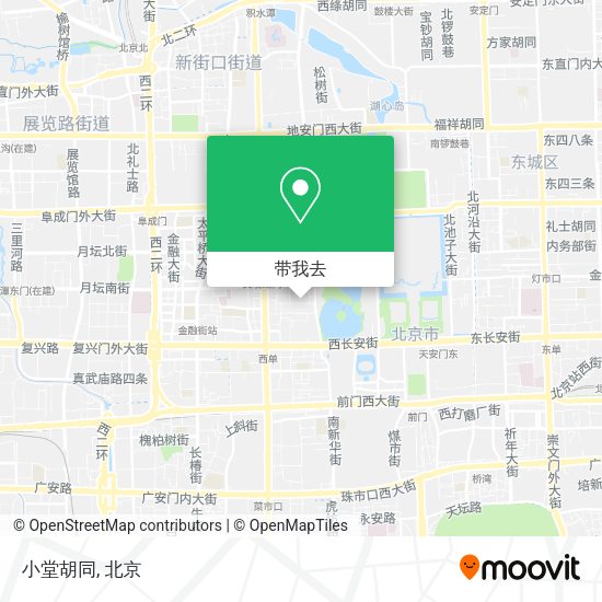 小堂胡同地图