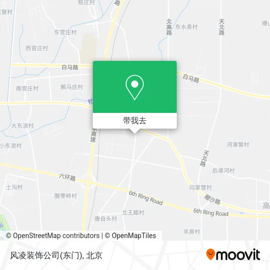 风凌装饰公司(东门)地图