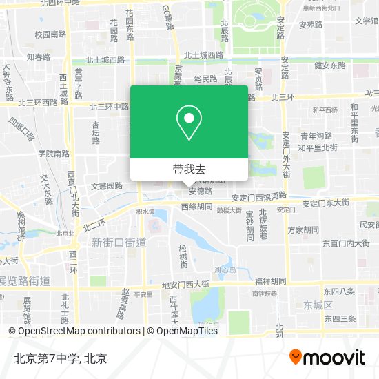 北京第7中学地图