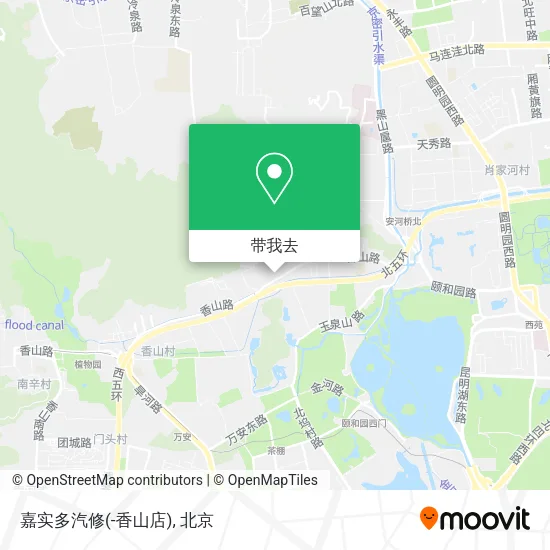 嘉实多汽修(-香山店)地图