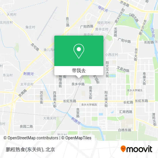 鹏程熟食(东关街)地图