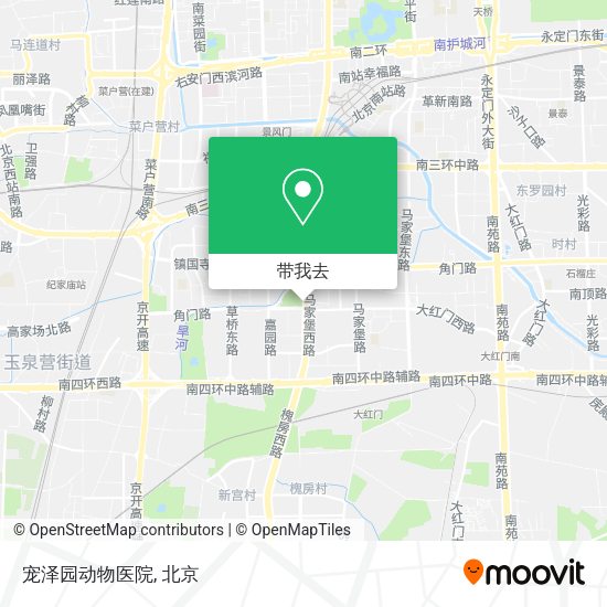 宠泽园动物医院地图