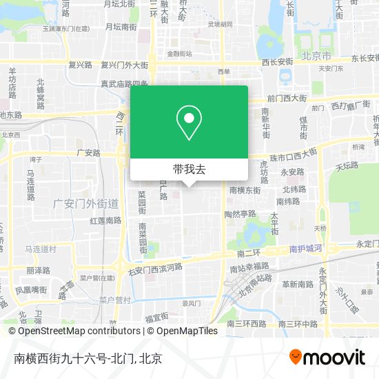 南横西街九十六号-北门地图