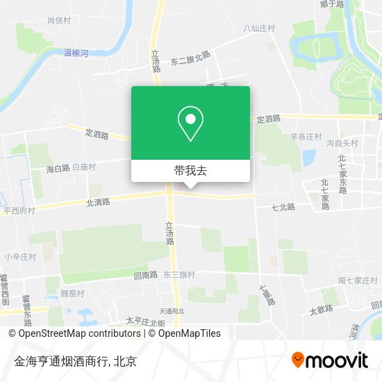 金海亨通烟酒商行地图