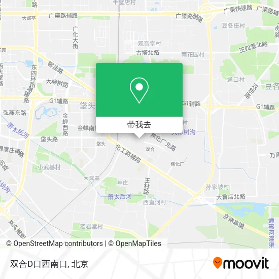 双合D口西南口地图