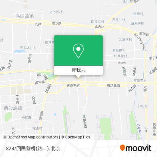 S28/回民营桥(路口)地图