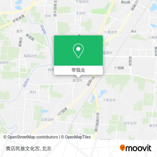 窦店民族文化宫地图
