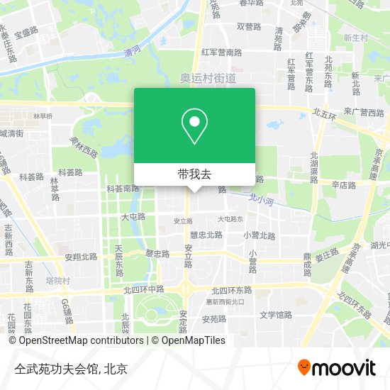 仝武苑功夫会馆地图