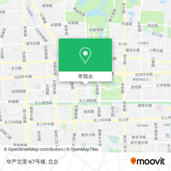 华严北里-67号楼地图
